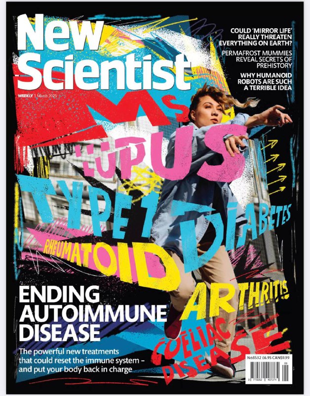 New Scientist-1.3.2025⚠️美国停止与世界卫生组织共享流感数据，影响全球流感疫苗研发；研究表明双语能力可延迟痴呆症发作；CAR - T细胞疗法使一名神经母细胞瘤患者实现18年无瘤生存；小行星2024 YR4撞击地球风险大幅降低，但仍将近距离飞过，为观测和行星防御系统测试提供机会；利用人工智能生成的光学错觉可区分人类和机器人....📌Download                #新科学家