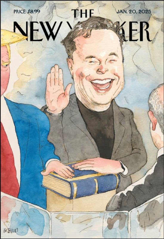 The New Yorker-20.01.2025⚠️推荐了2025年奥斯卡奖入围的最佳纪录短片和最佳真人短片；剖析特朗普政府的寡头特征，其任命引发争议，背后有富豪支持；布鲁克林乐队Phony Ppl举办专辑十周年演出；百老汇演出《All I》....📌Download           #纽约客