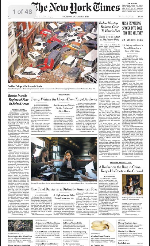 The New York Times-31.10.2024👉Download#纽约时报