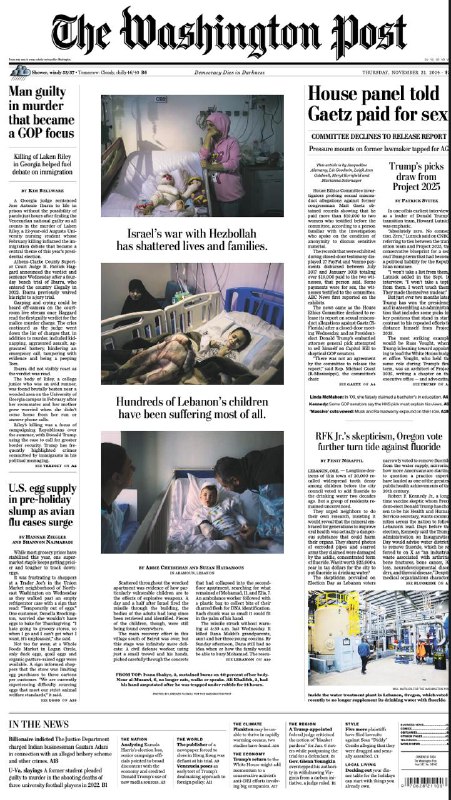 The Washington Post-21.11.2024👉Download#华盛顿邮报