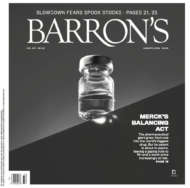 Barrons_5.08.2024👉Download#通胀数据引争议    #巴伦周刊