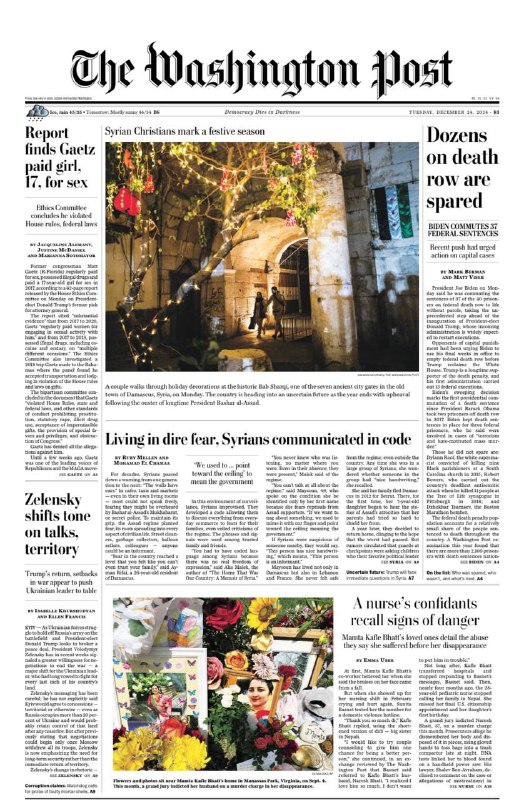 The Washington Post-24.12.2024👉Download#华盛顿邮报
