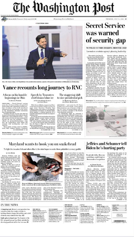 The Washington Post -18.07.2024👉下载