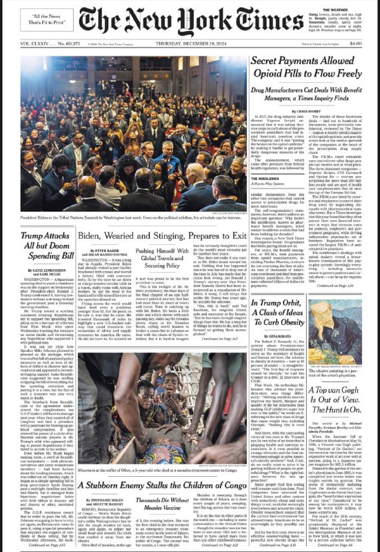 The New York Times-19.12.2024👉Download#纽约时报