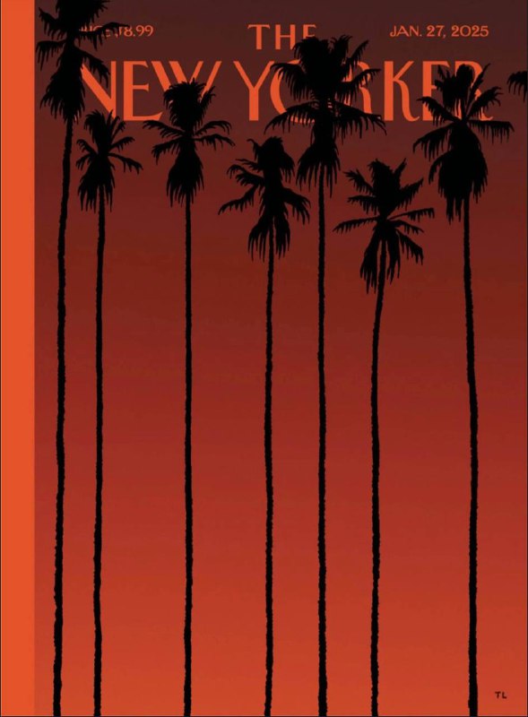The New Yorker-27.01.2025⚠️纽约城市芭蕾舞团的冬季演出；纽约现代艺术博物馆（MoMA）的展览“Charlotte’s Place”，回顾了纪录片先锋Charlotte Zwerin的作品；文章《California Burning》探讨了洛杉矶的火灾问题，分析了火灾的成因、政治责任以及气候变化对火灾的影响....📌Download            #纽约客