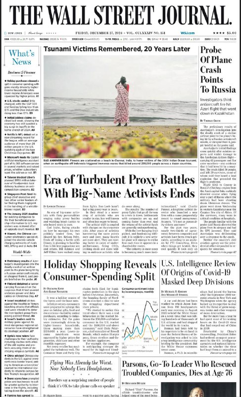 The Wall Street Journal-27.12.2024👉Download#华尔街日报