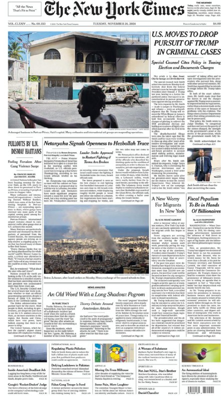 The New York Times-26.11.2024👉Download#纽约时报