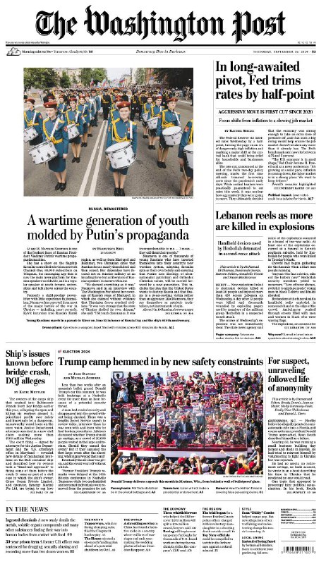 The Washington Post-19.09.2024👉Download#华盛顿邮报