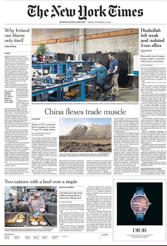 The New York Times-29.11.2024👉Download#纽约时报