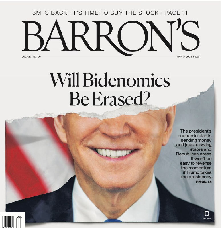 【刊名】Barron's【期号】2024.5.13👉下载     #巴伦周刊