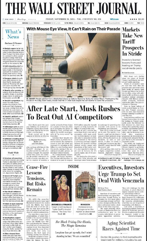 The Wall Street Journal-29.11.2024👉Download#华尔街日报