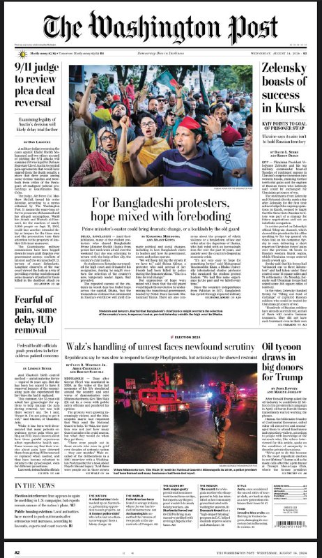 The Washington Post-14.08.2024👉Download#华盛顿邮报