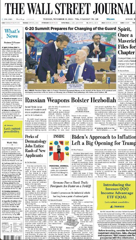 The Wall Street Journal-19.11.2024👉Download#华尔街日报