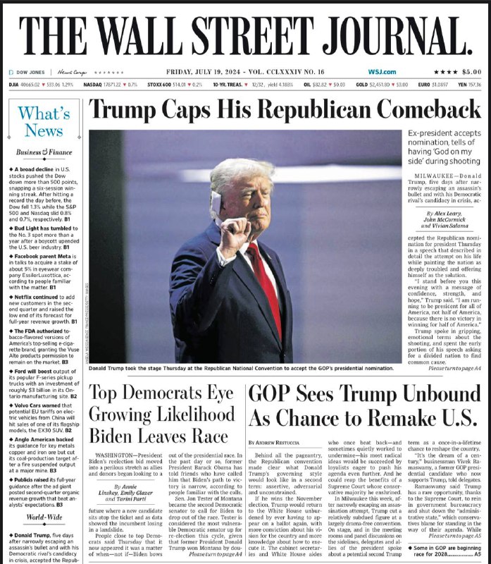 The Wall Street Journal -19.07.2024👉下载