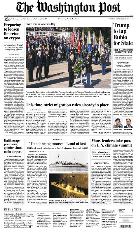The Washington Post-12.11.2024👉Download#华盛顿邮报