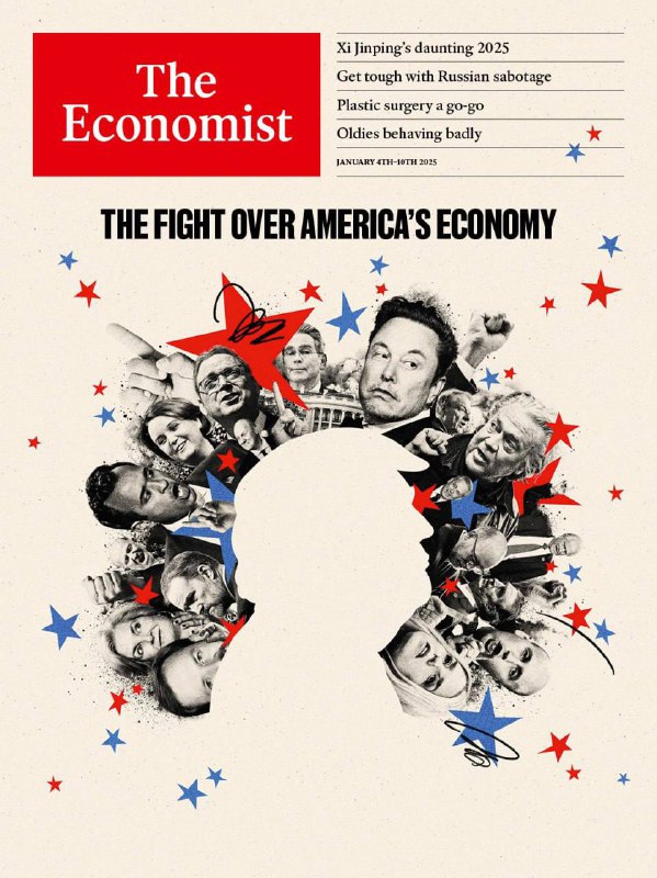 The Economist-4.01.2025⚠️特朗普经济团队多元且目标有分歧，美国多地政治生态变化，如田纳西州民主排名靠后，无家可归者数量创新高，原因包括住房短缺、移民涌入和灾害影响；委内瑞拉马杜罗将宣誓就职，选举存在争议，西班牙企业对拉美投资减少，中国经济面临压力，如特朗普关税威胁、房地产低迷和就业问题，Netflix 涉足体育直播，虽有技术问题但前景广阔...📌Download      #经济学人