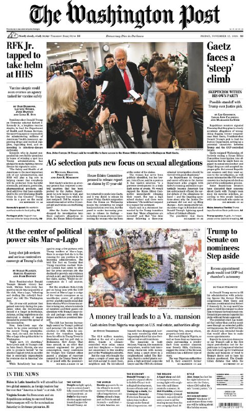 The Washington Post-15.11.2024👉Download#华盛顿邮报