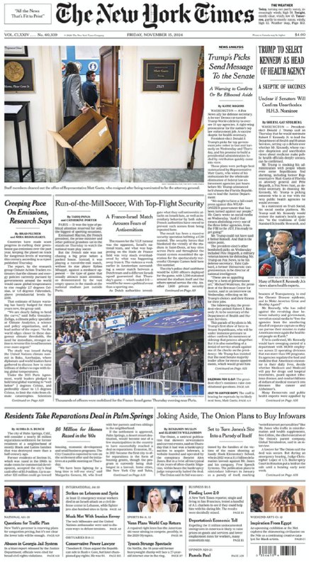 The New York Times-15.11.2024👉Download#纽约时报