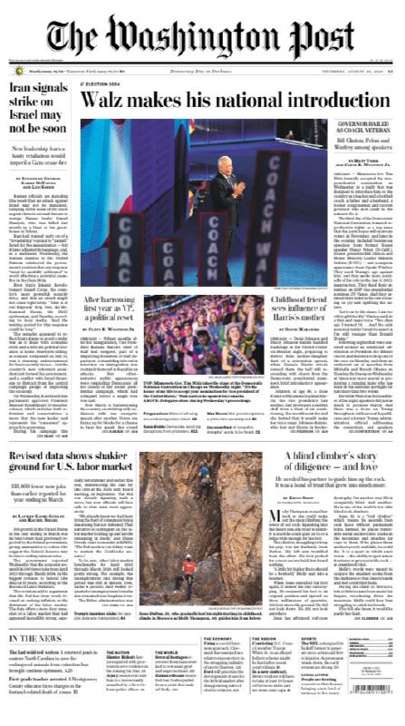 The Washington Post-22.08.2024👉Download#华盛顿邮报