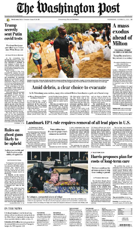 The Washington Post-9.10.2024👉Download#华盛顿邮报