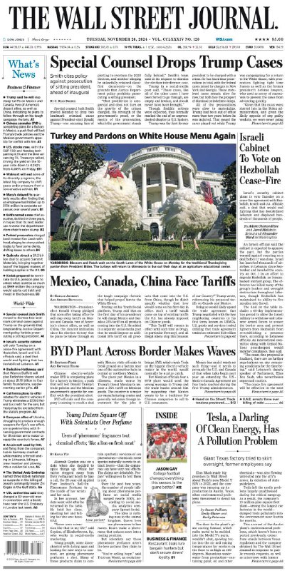 The Wall Street Journal-26.11.2024👉Download#华尔街日报