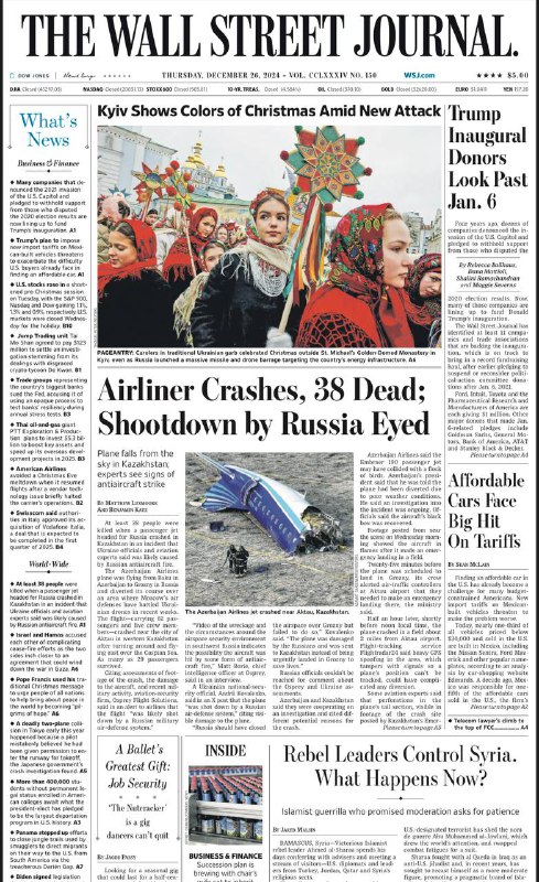 The Wall Street Journal-26.12.2024👉Download#华尔街日报
