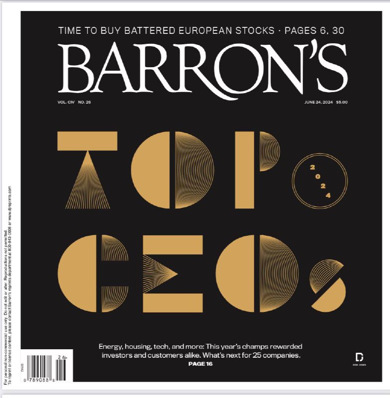 Barron's-2024.6.24👉下载    #巴伦周刊