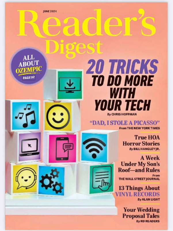 Readers Digest-USA-2024.6👉下载    #读者文摘