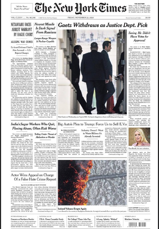 The New York Times-22.11.2024👉Download#纽约时报