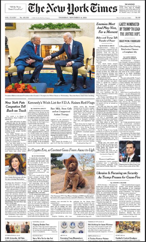 The New York Times-14.11.2024👉Download#纽约时报