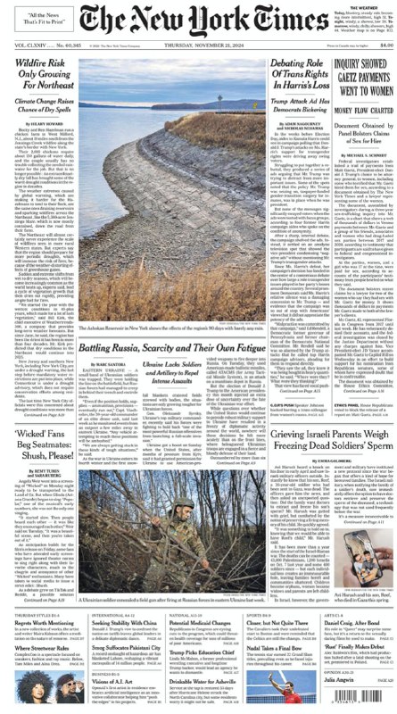 The New York Times-21.11.2024👉Download#纽约时报